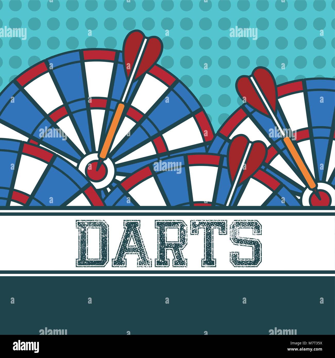 Darts sport concept Stock Vector Image & Art Alamy