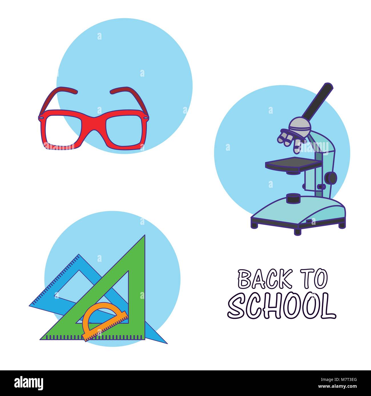 School supplies and utensils Stock Vector Image & Art Alamy