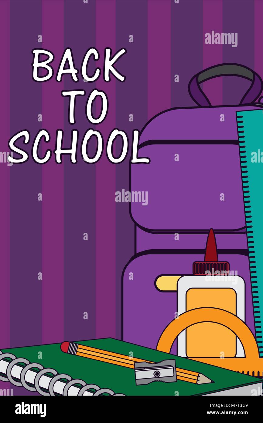 Back to school and supplies Stock Vector Image & Art Alamy