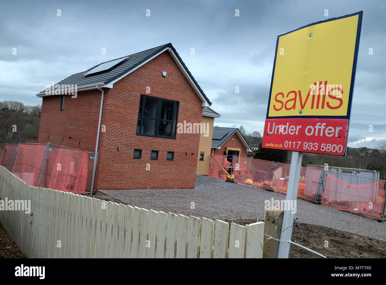 New build luxury detached houses in Sneyd Park, Bristol, UK Stock Photo