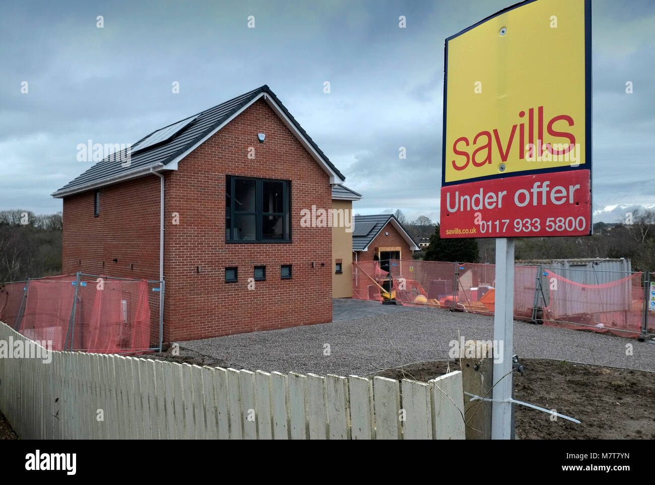 New build luxury detached houses in Sneyd Park, Bristol, UK Stock Photo