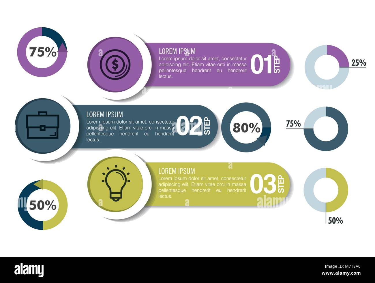 business infographic template icons Stock Vector Image & Art - Alamy