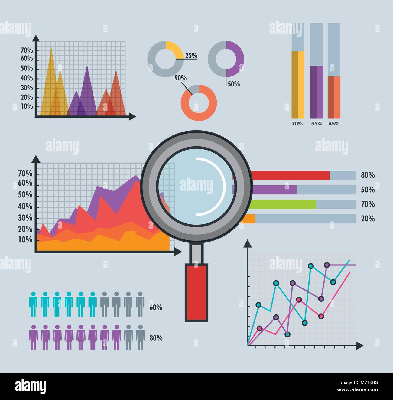 business infographic template icons Stock Vector Image & Art - Alamy