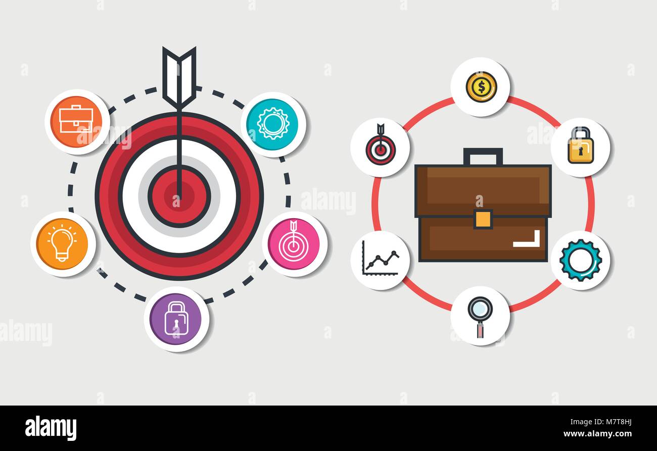 business infographic template icons Stock Vector Image & Art - Alamy