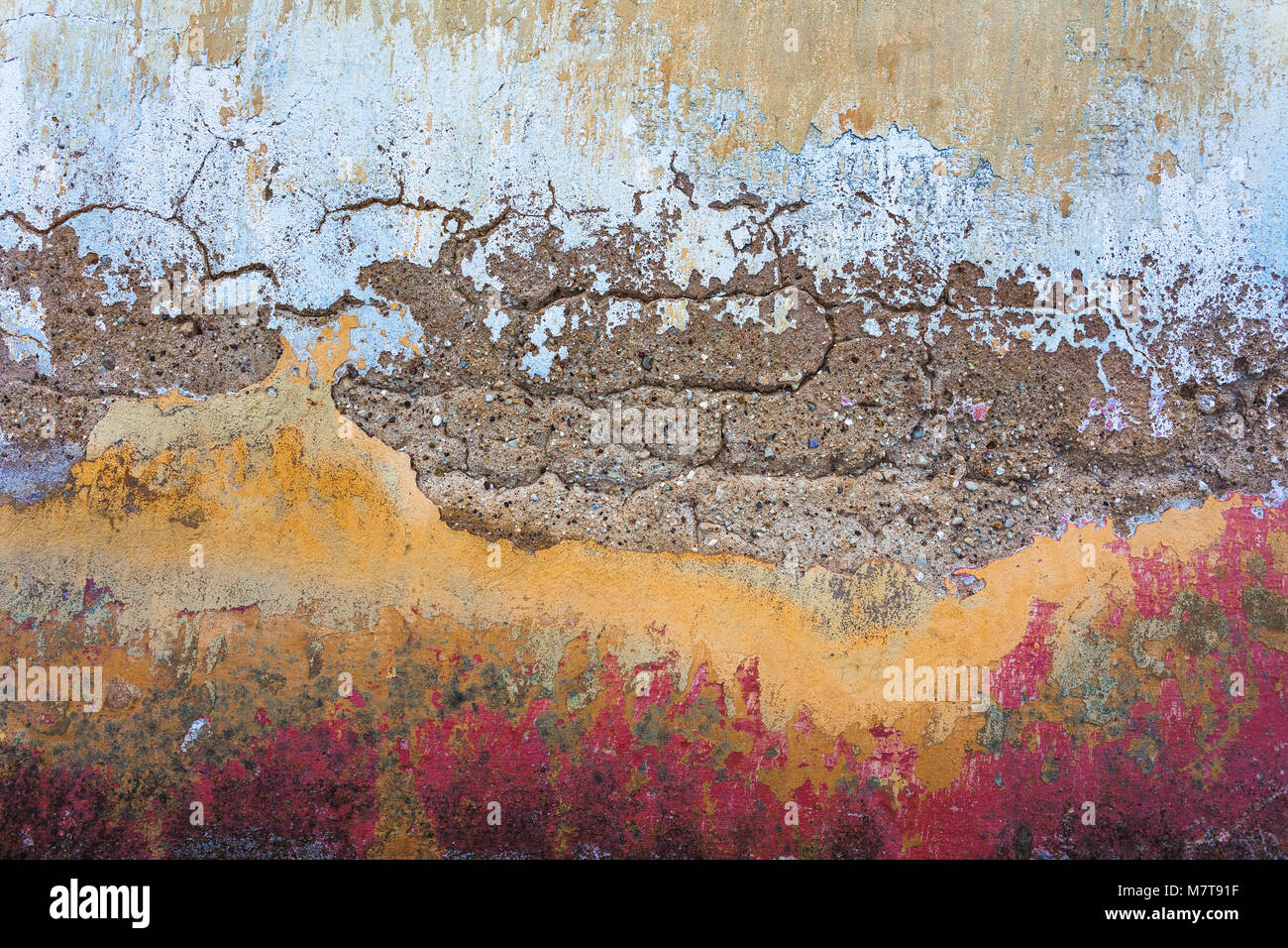 Colorful background pattern of old wall Stock Photo - Alamy