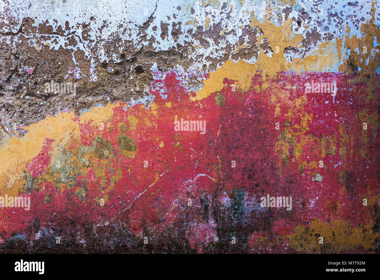 Colorful background pattern of old wall Stock Photo - Alamy