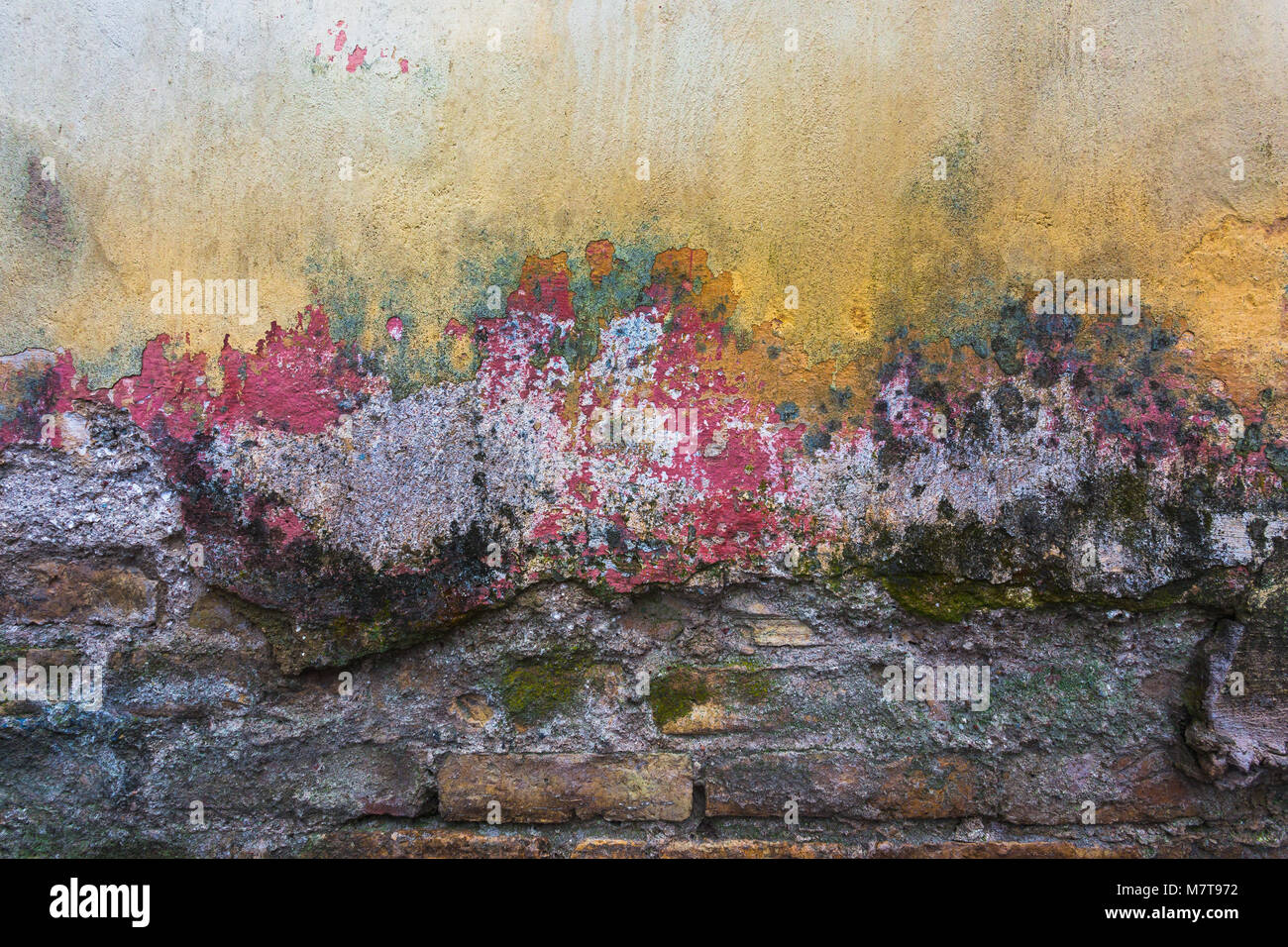 Colorful background pattern of old wall Stock Photo - Alamy