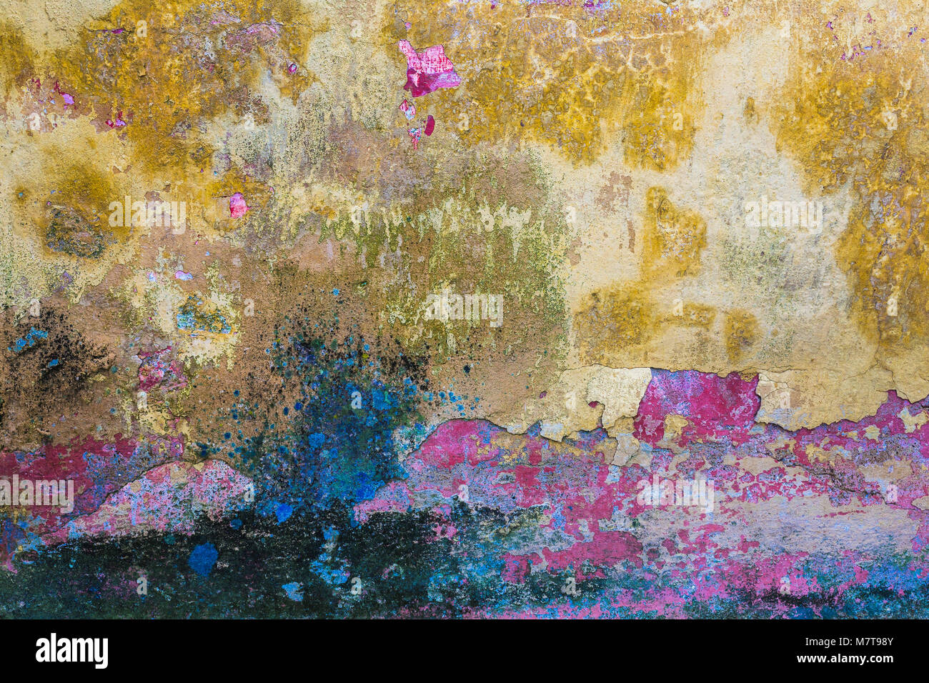Colorful background pattern of old wall Stock Photo - Alamy
