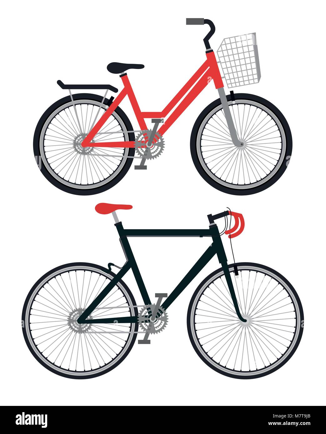 set bicycle styles icons Stock Vector Image & Art - Alamy