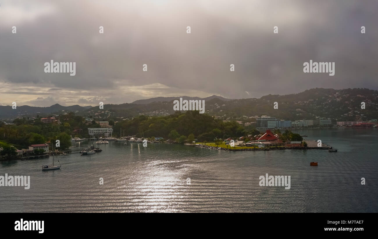 Catries - Saint Lucia Stock Photo
