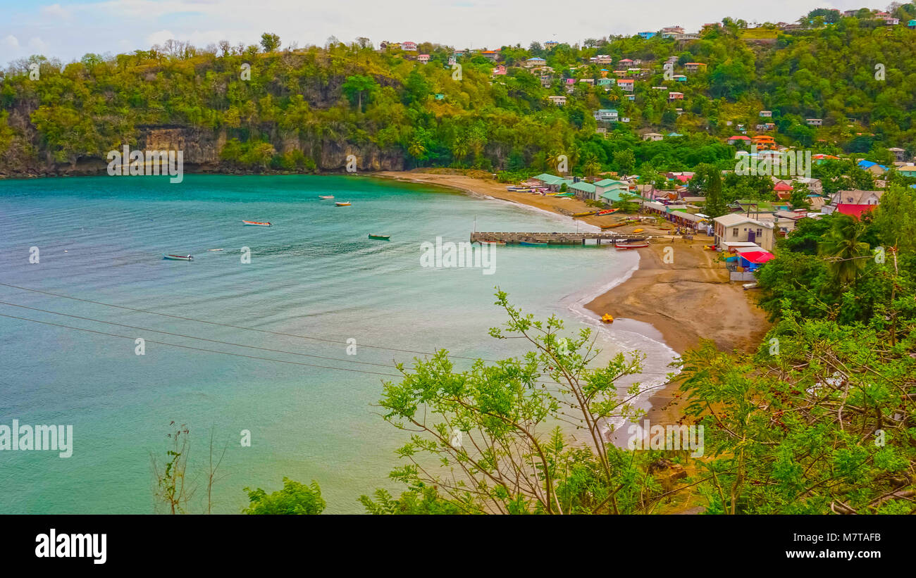 Catries - Saint Lucia Stock Photo