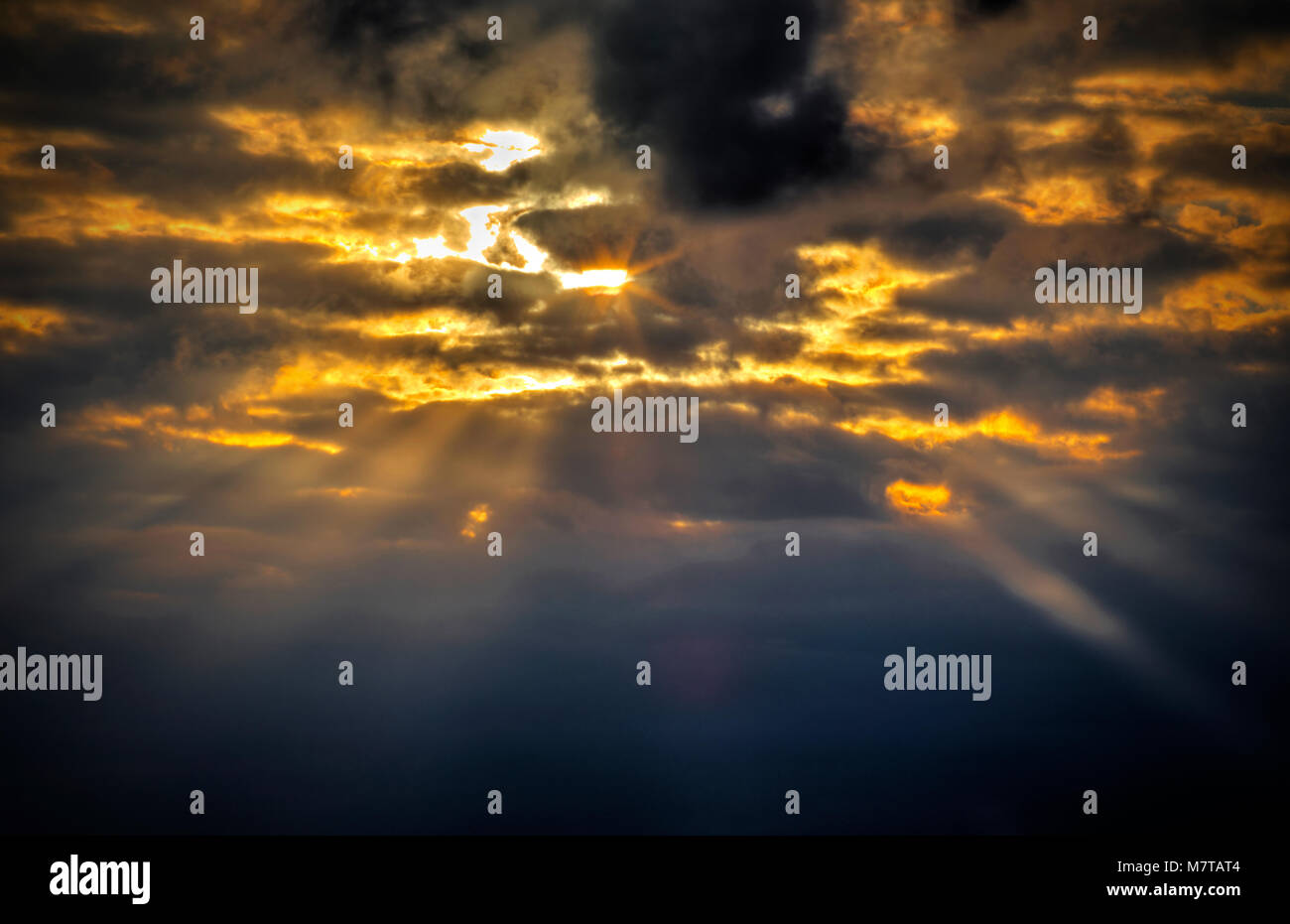 Beautiful background with stormy clouds on the sky Stock Photo - Alamy