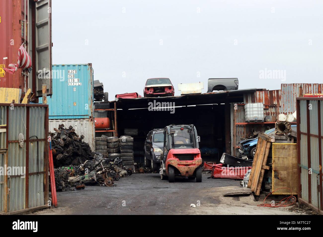 Commerce At Hunts Point South Bronx New York Usa Stock - 