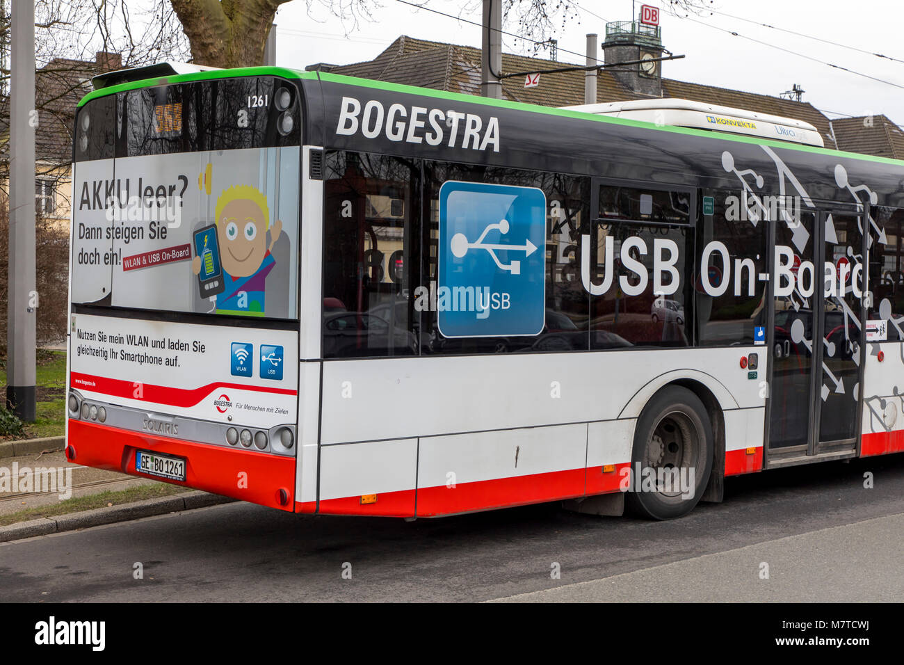 Local Bus Of The Bogestra Bochum Gelsenkirchen Trams Ag In Front