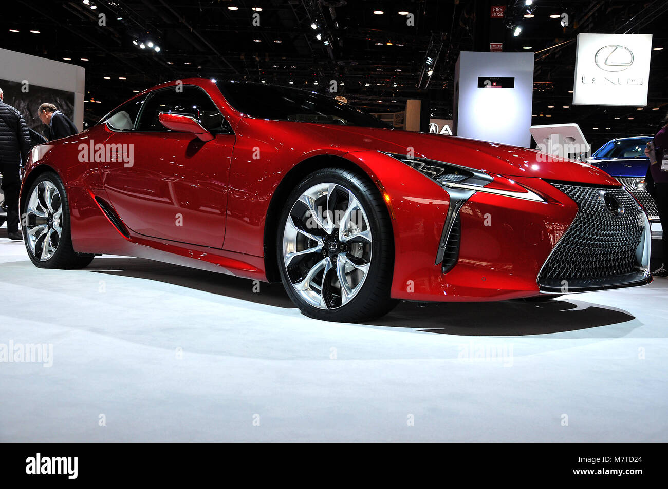 The 2018 Chicago Auto Show Press Preview at McCormick Place in Chicago IL, USA  Featuring: Lexus LC 500 Where: Chicago, Illinois, United States When: 08 Feb 2018 Credit: Adam Bielawski/WENN.com Stock Photo