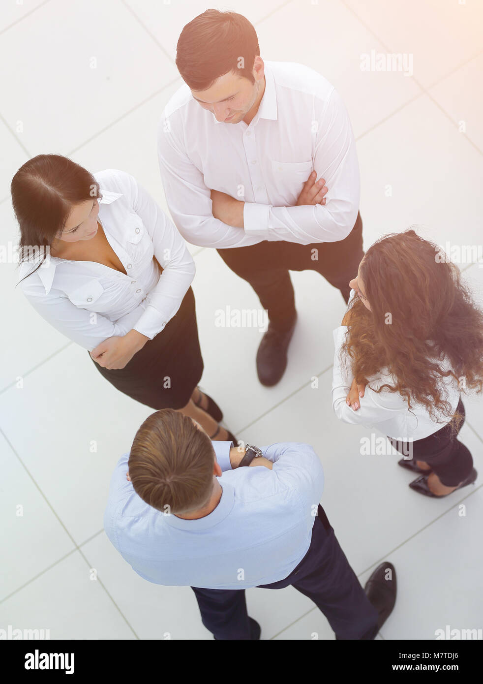 creative business group. view from the top Stock Photo - Alamy
