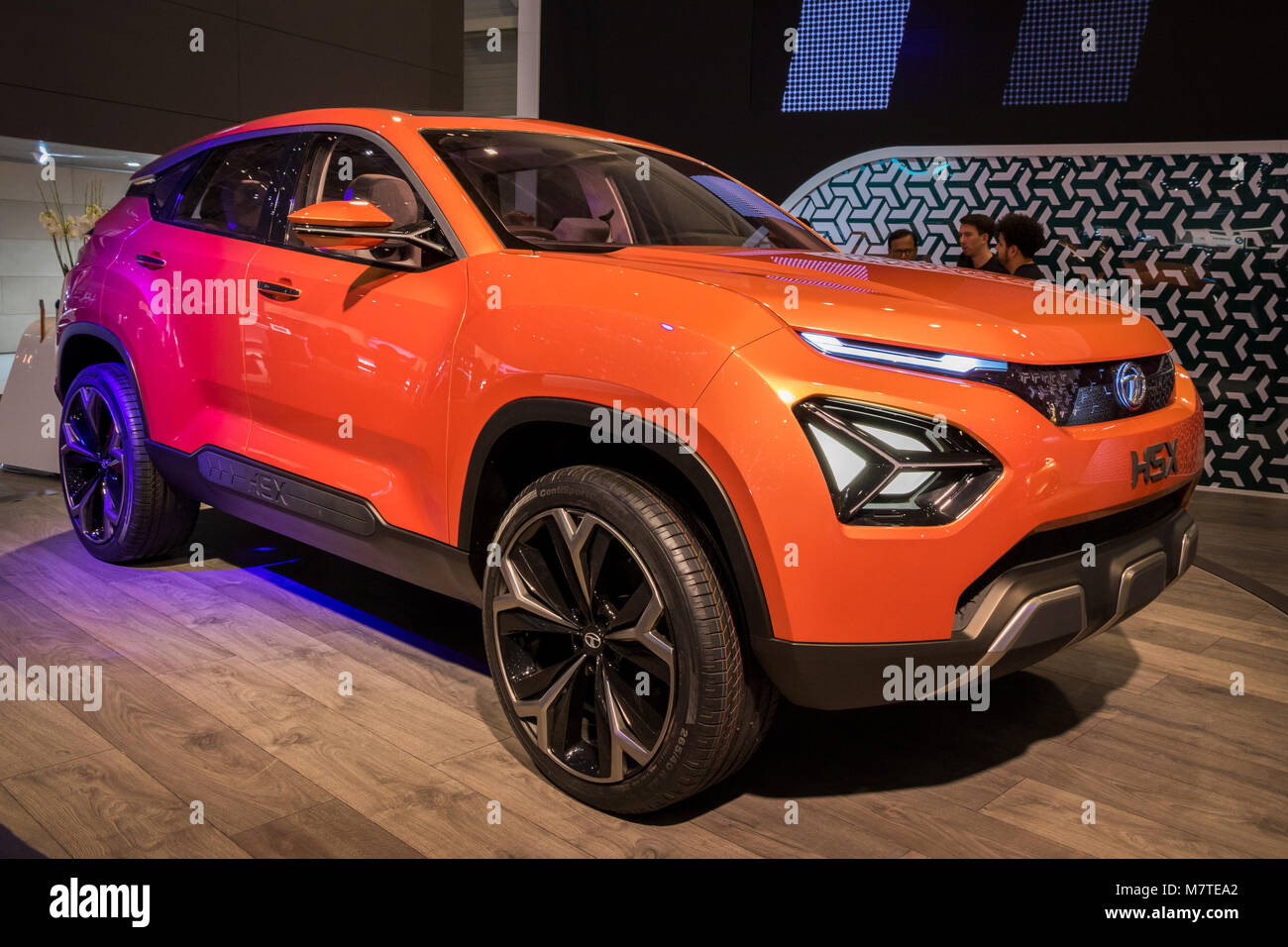 GENEVA, SWITZERLAND - MARCH 6, 2018: Tata H5X Concept SUV car showcased at the 88th Geneva International Motor Show. Stock Photo