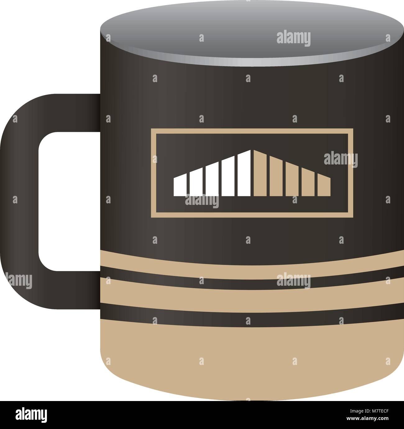 Download Corporate Ceramic Mug Mockup Template For Branding Identity And Company Stock Vector Image Art Alamy
