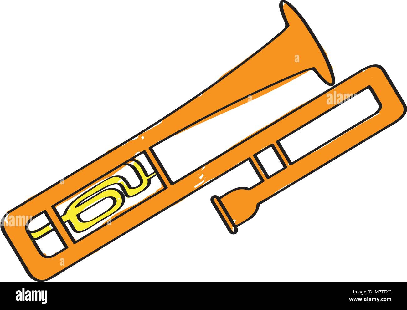 Isolated trombone icon. Musical instrument Stock Vector Image & Art Alamy