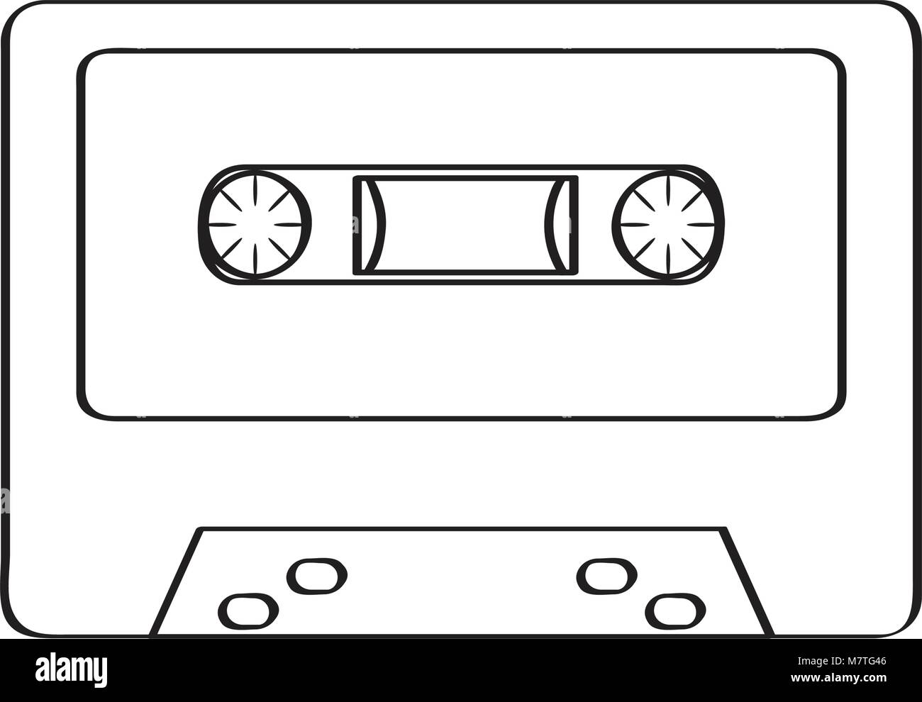 Retro cassette icon Stock Vector Image & Art - Alamy
