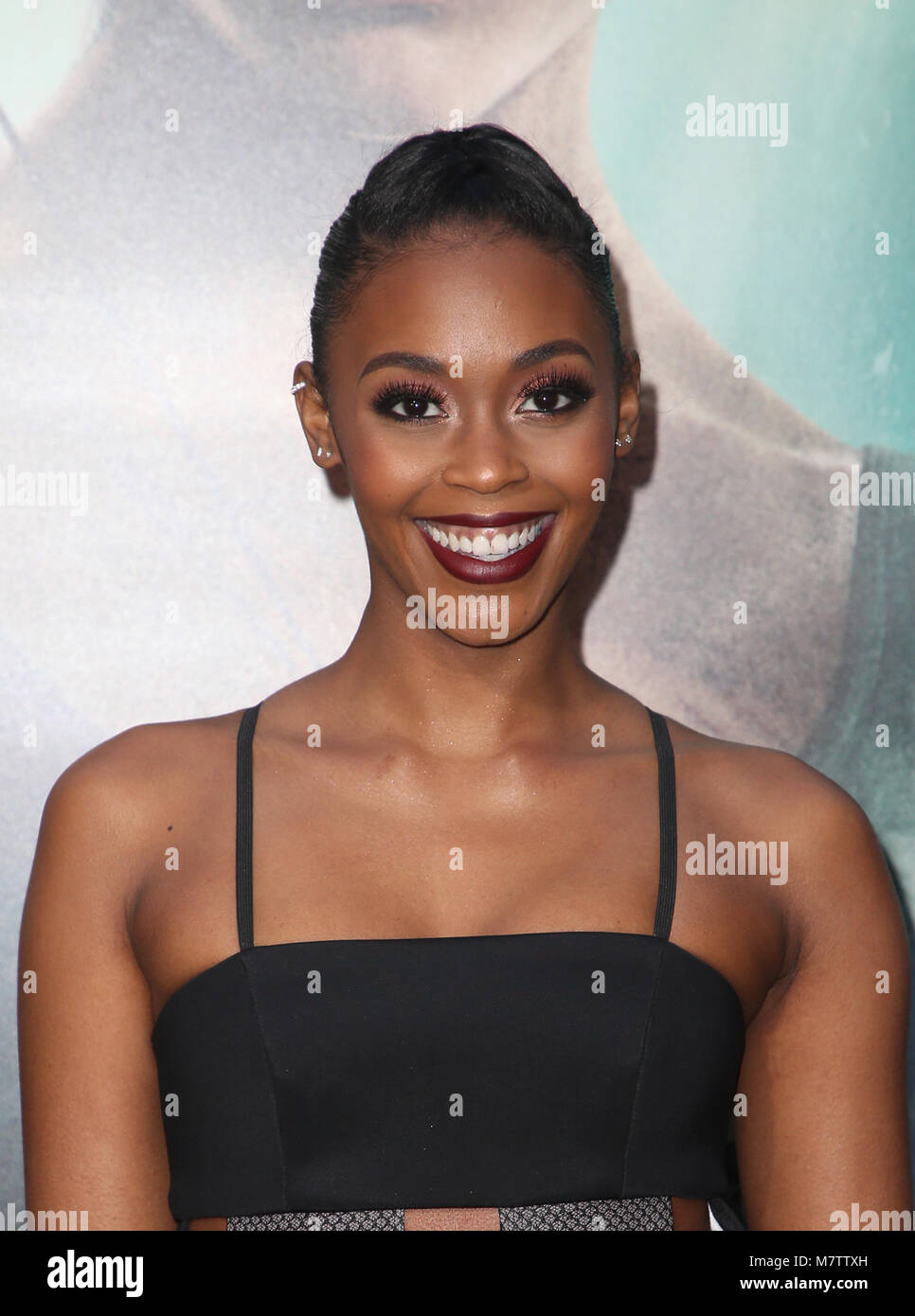 Hollywood, USA. 12th Mar, 2018. Nafessa Williams, at The US premiere of