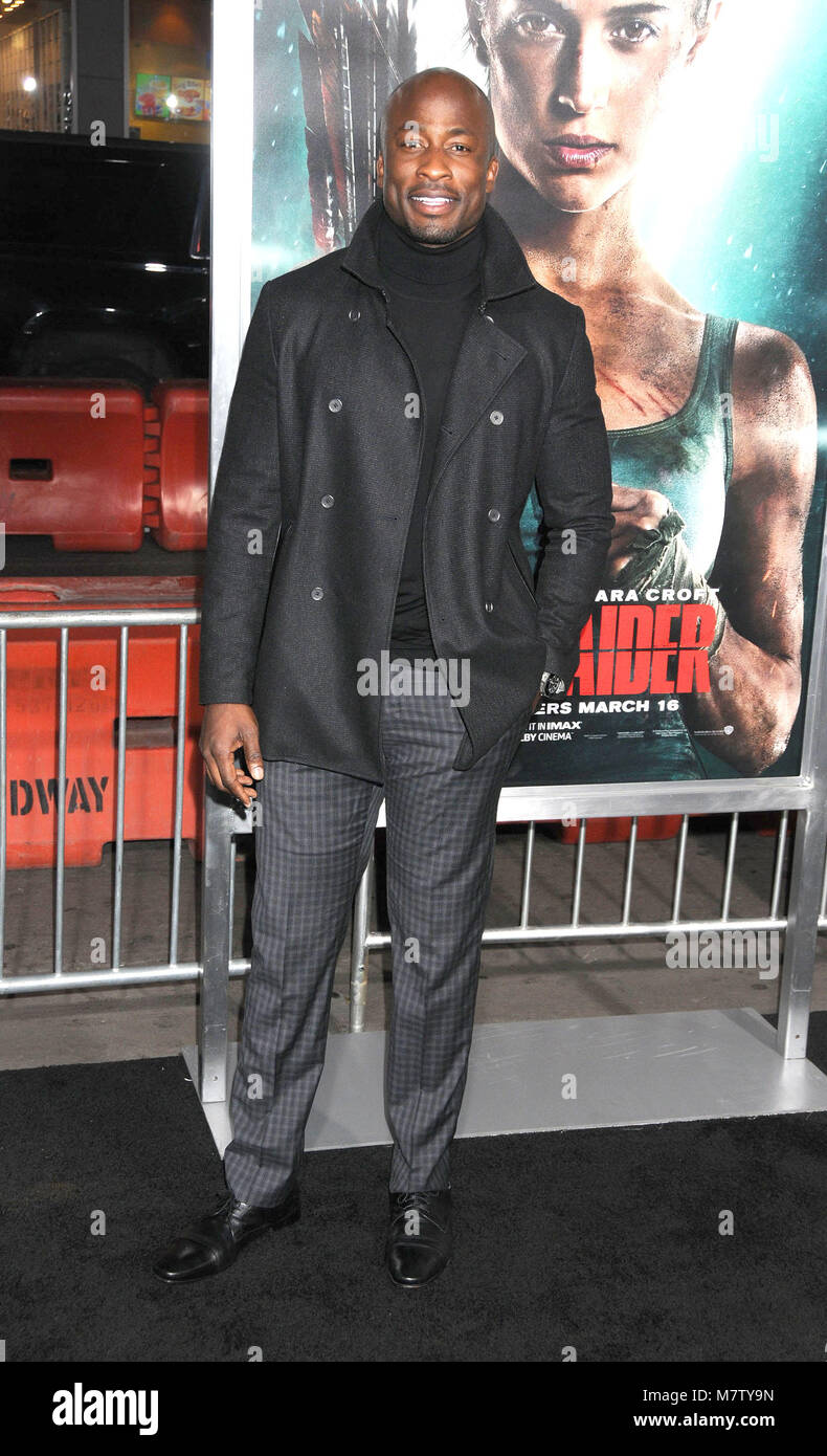 Los Angeles, USA. 12th Mar, 2018. Actor AKBAR GBAJABIAMILA at the