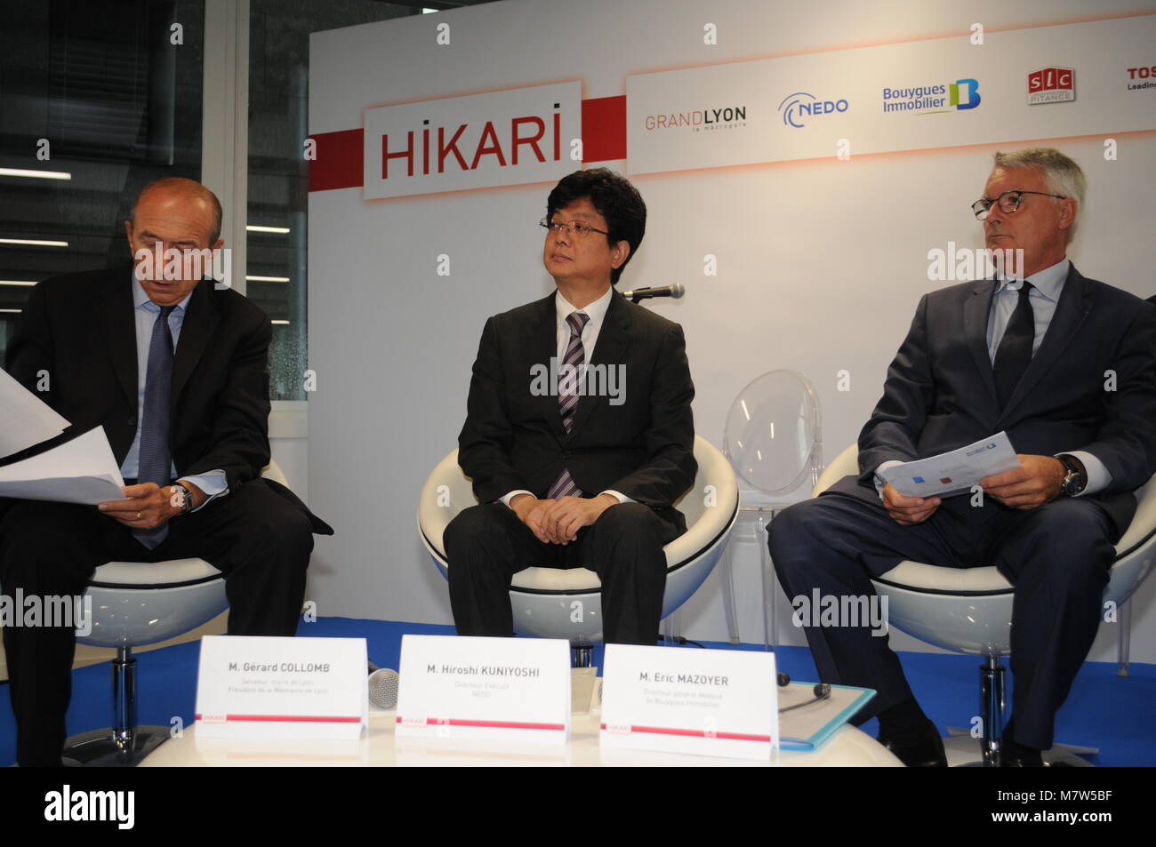 Official opening of Hikari Positive Energy building, Lyon, France Stock ...