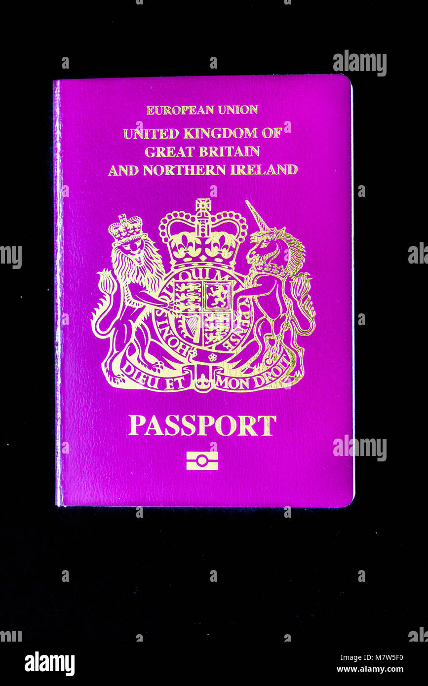 Old British European Passport Hi res Stock Photography And Images Alamy