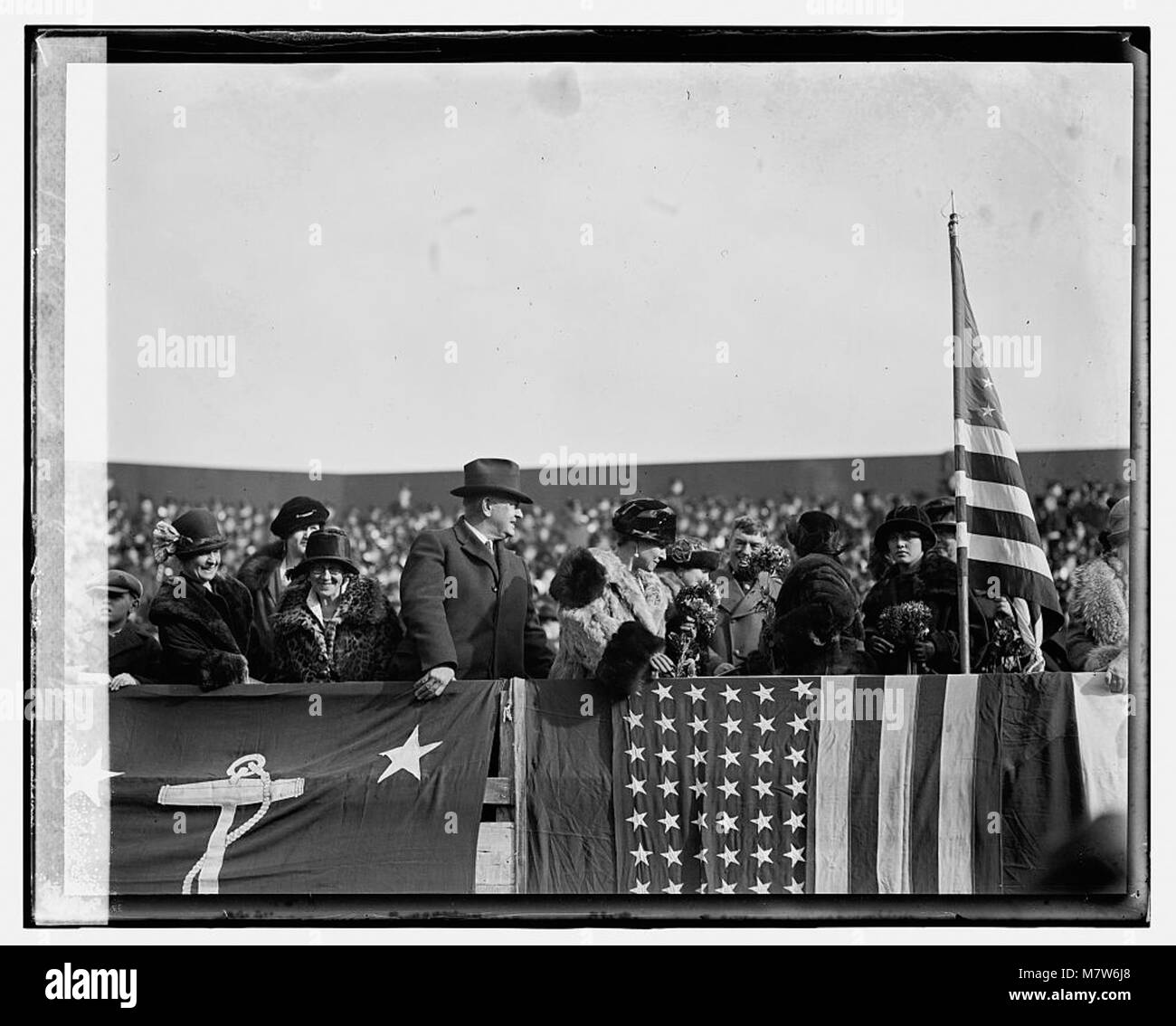 A photograph from the Marine-Army game held on December 1, 1923 ...
