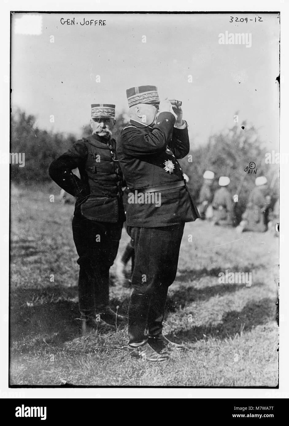Portrait of General Joseph Joffre, French military leader, famous for ...