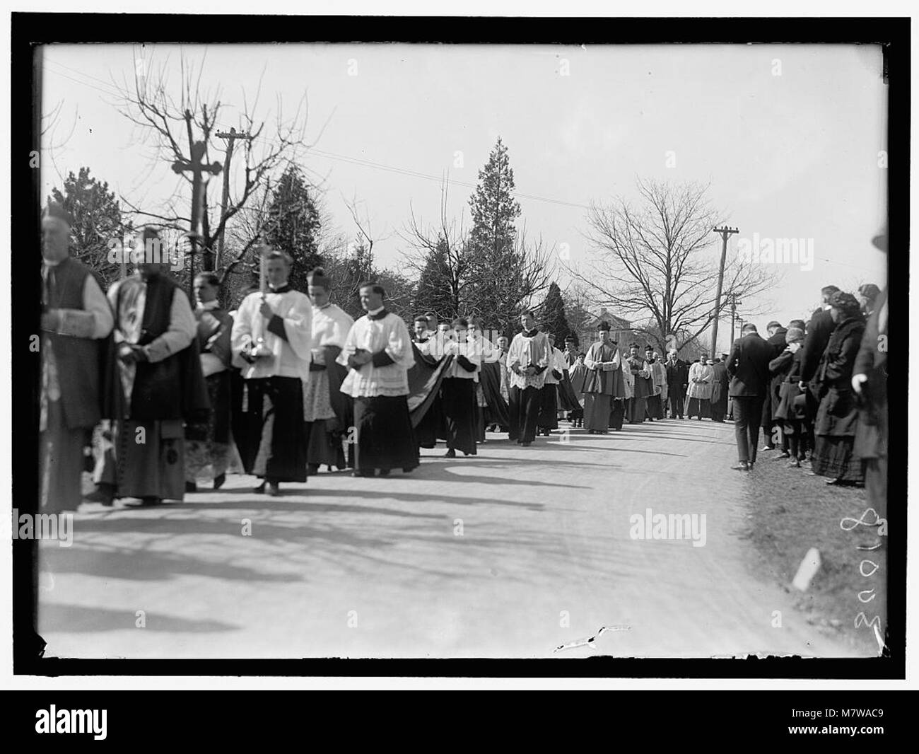 A photograph showing the Episcopal Jubilee procession for Cardinal ...
