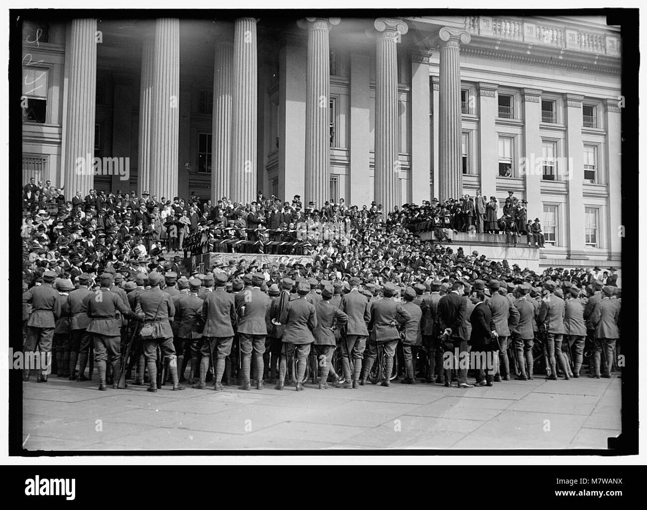 ITALY- OFFICIALS, NOTABLES. ITALIAN BAND AT TREASURY LCCN2016869510 Stock Photo