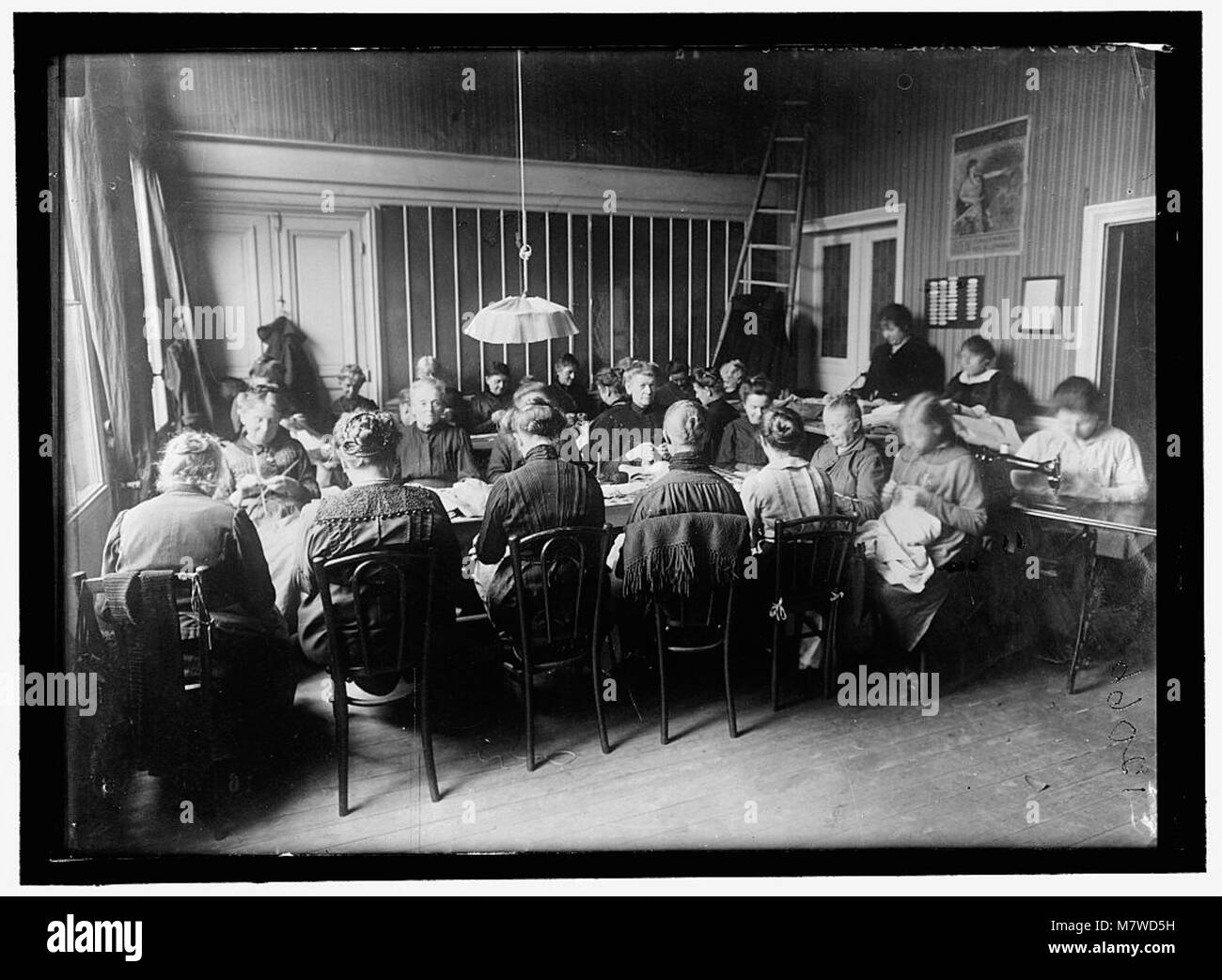 A historical photograph of the Woman Suffrage Picket Parade, a key ...