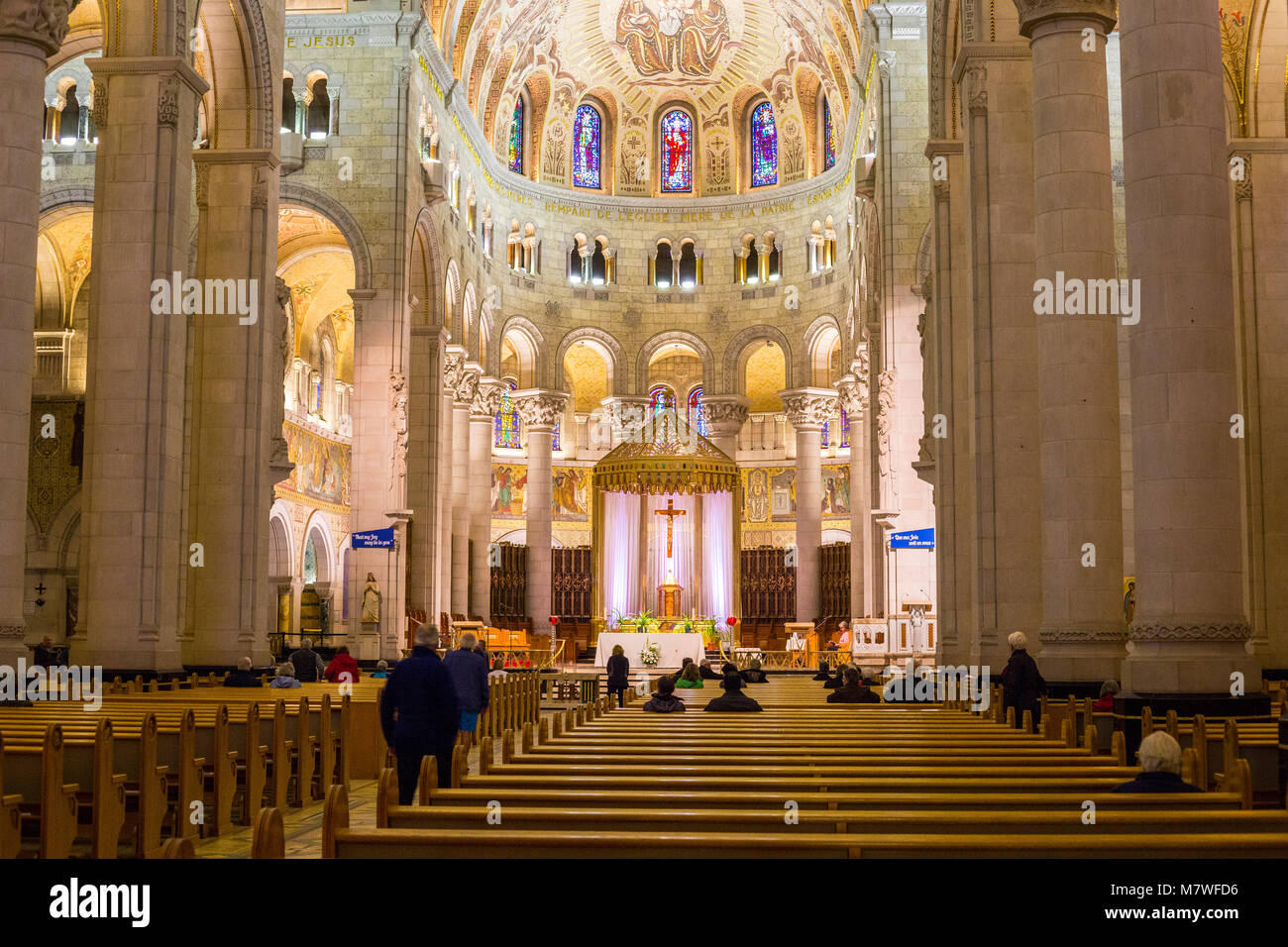 Basilica of St. Anne de Beaupre, Quebec, Canada Stock Photo Alamy