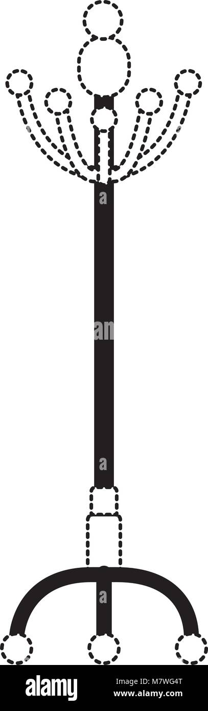 wooden coat rack icon Stock Vector Image & Art - Alamy