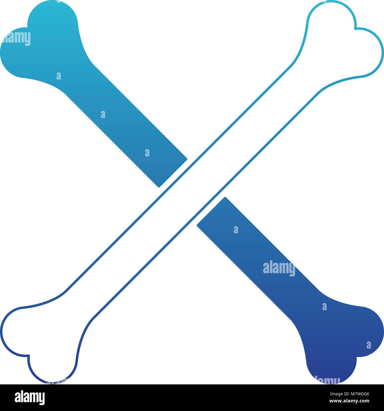 bones crossed isolated icon Stock Vector Image & Art - Alamy
