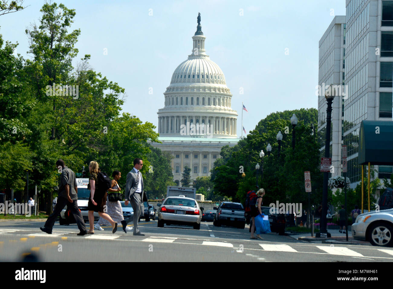 United States Capitol Stock Photo