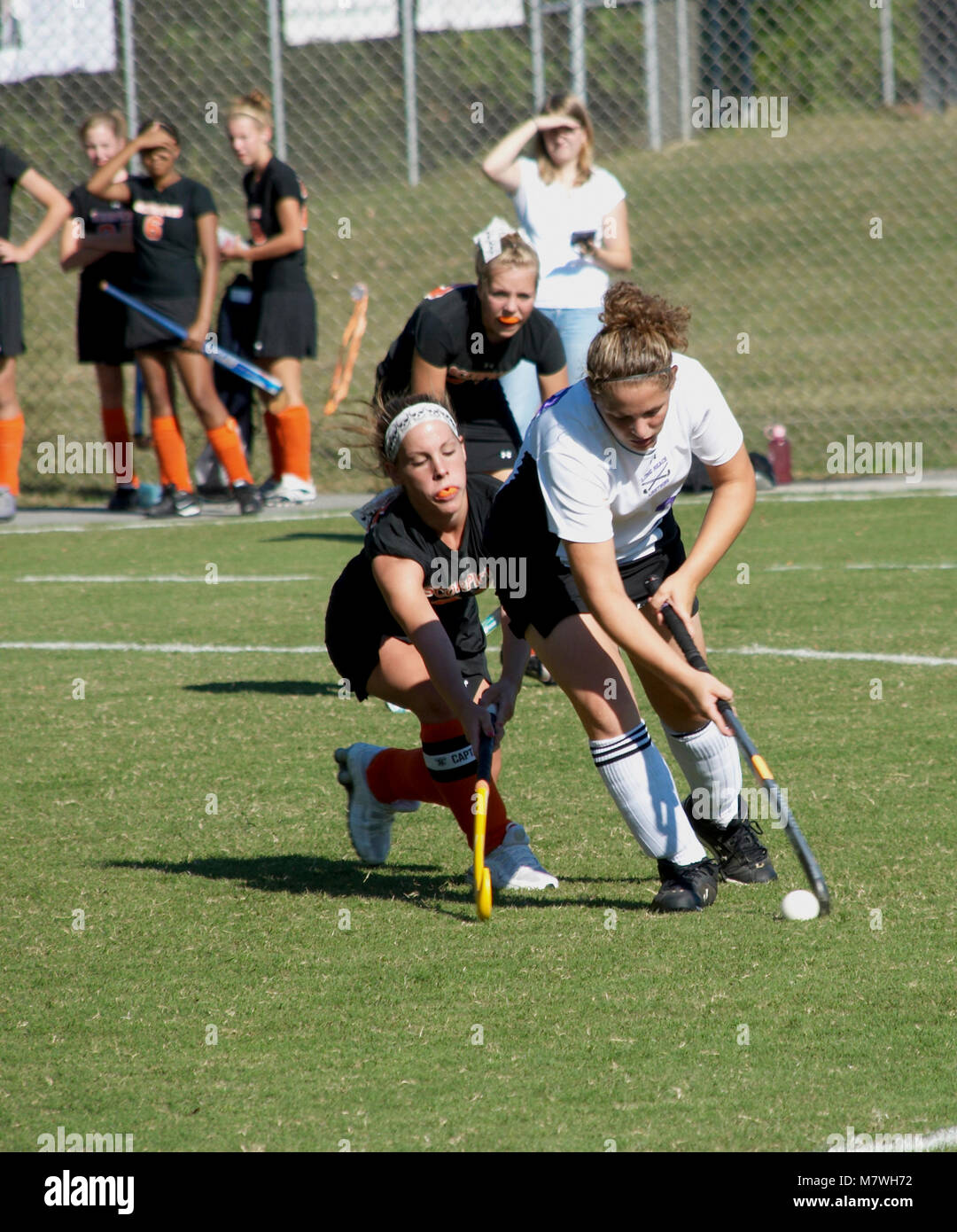 girls high school field hockey Stock Photo Alamy