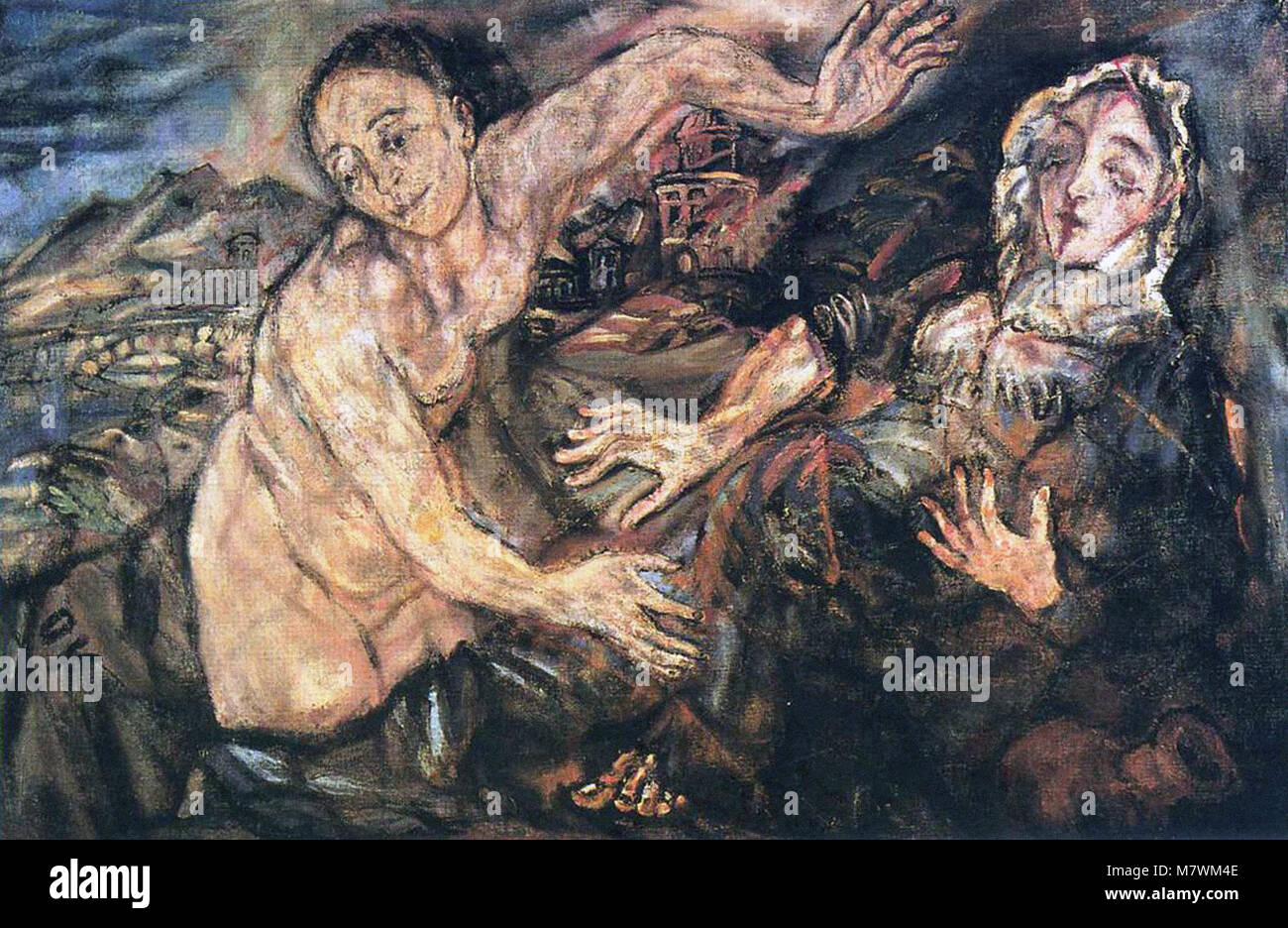 Oskar Kokoschka - The Annunciation Stock Photo