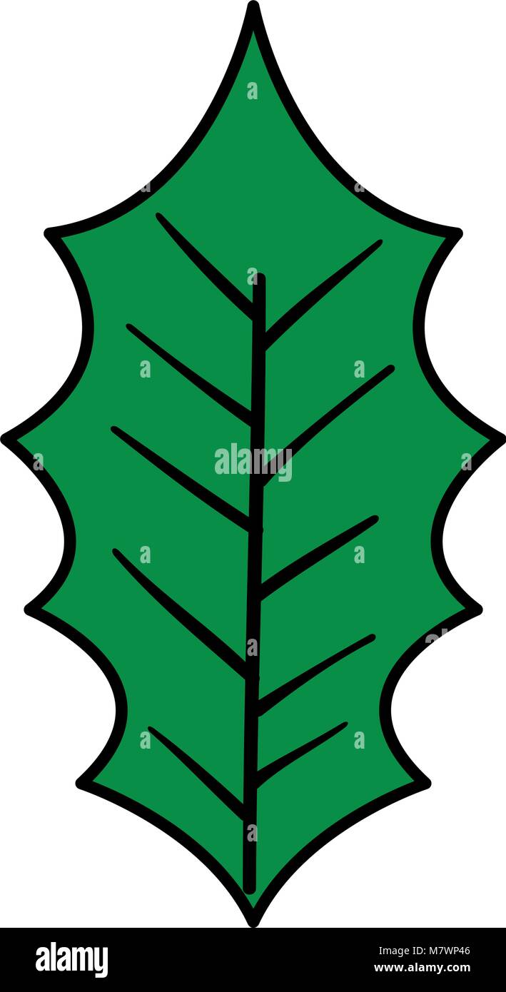 leaf plant isolated icon Stock Vector Image & Art - Alamy