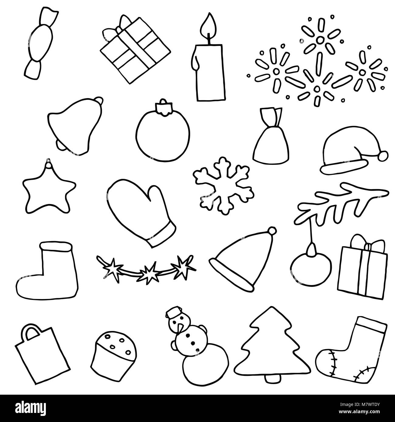 10 Festive Christmas Symbols Coloring Pages to Bring Holiday Cheer