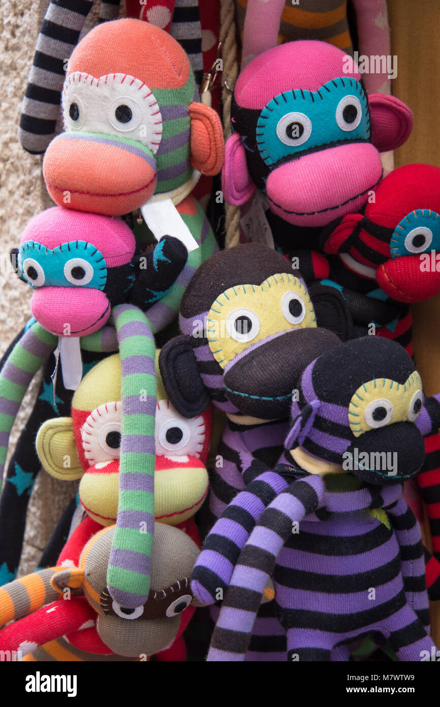 Funny colorful monkeys on sale Stock Photo