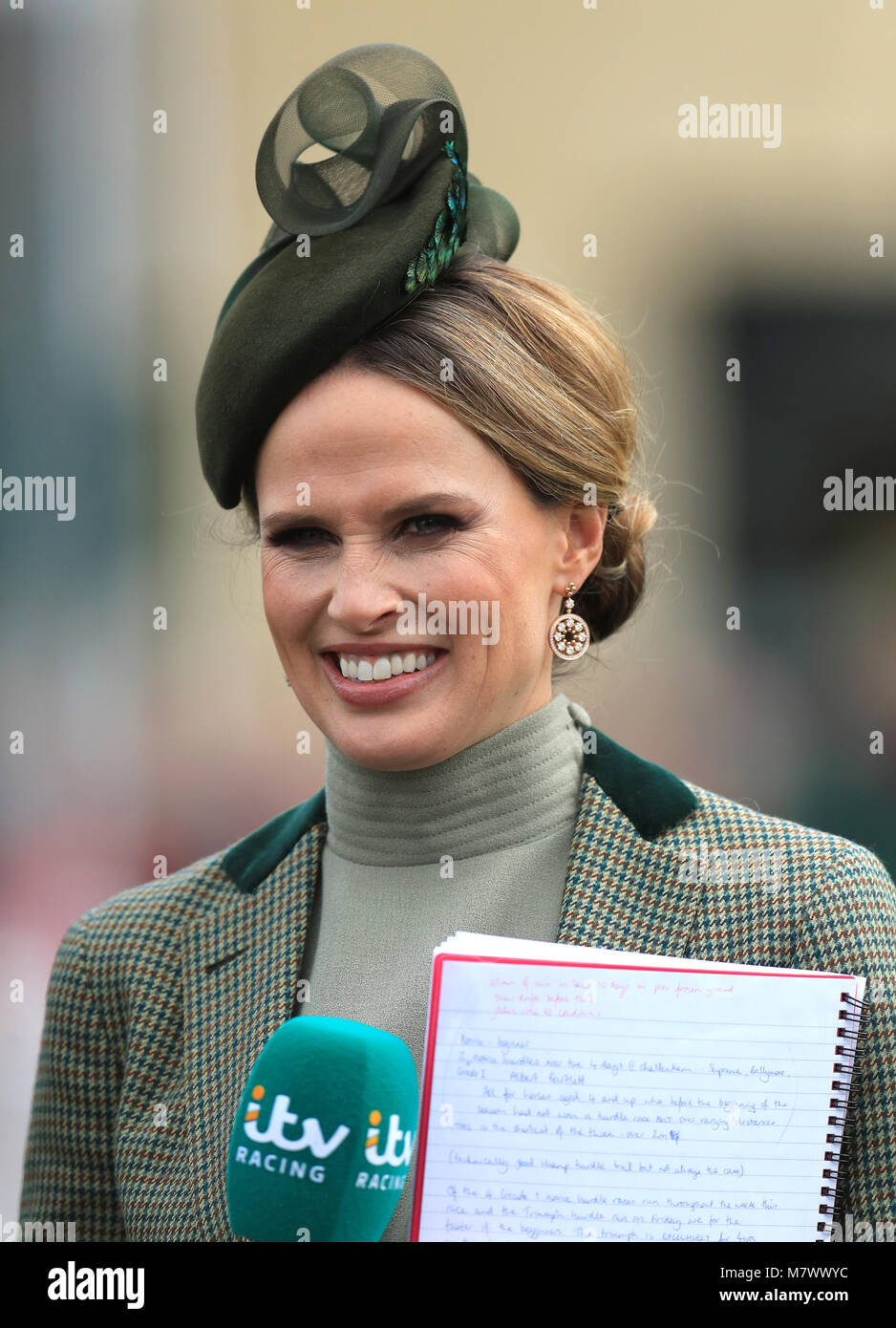 ITV Racing presenter Francesca Cumani during Champion Day of the 2018