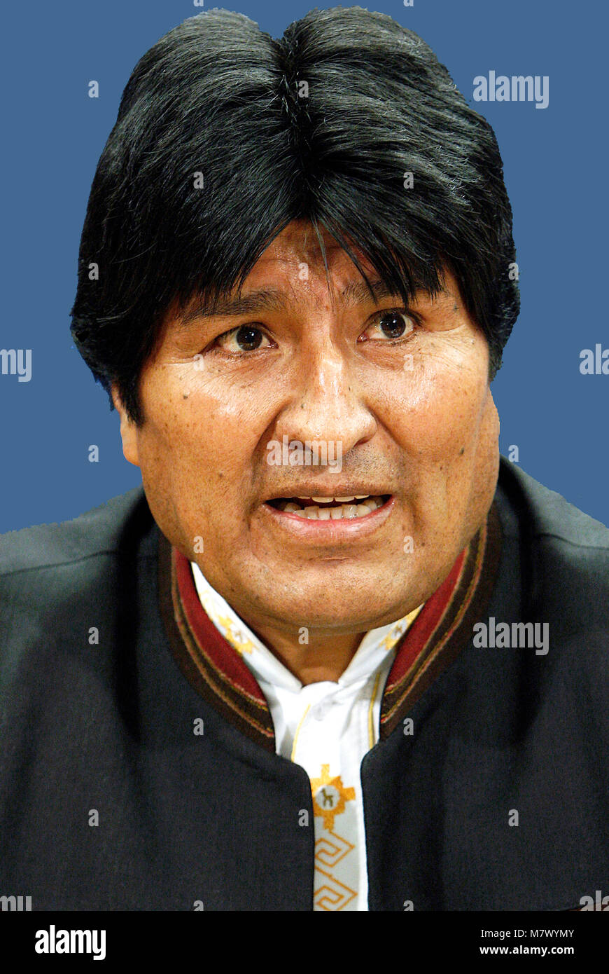 Evo Morales - *: President of Bolivia. Caution: For the editorial  use only. Not for advertising or other commercial use! Stock Photo - Alamy