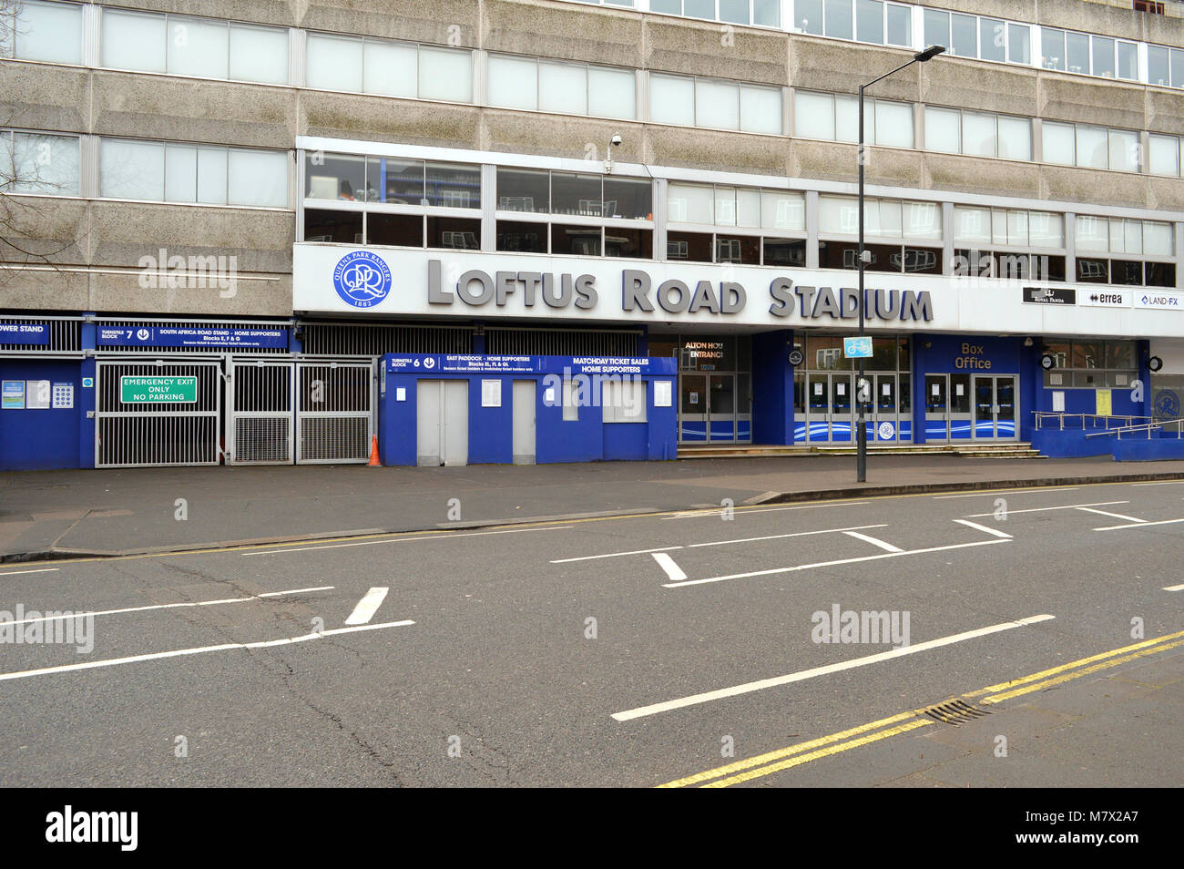 Outside Loftus Road Stadium home to QPR football team ...