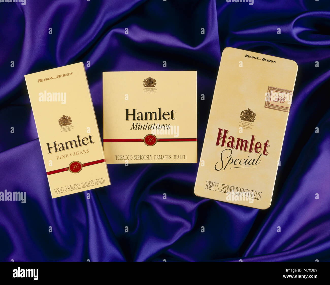 Hamlet cigar packaging Stock Photo