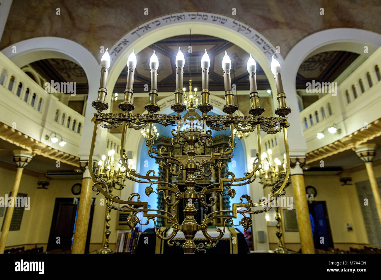 Nice (south eastern France, French Riviera): the Great Synagogue Stock Photo