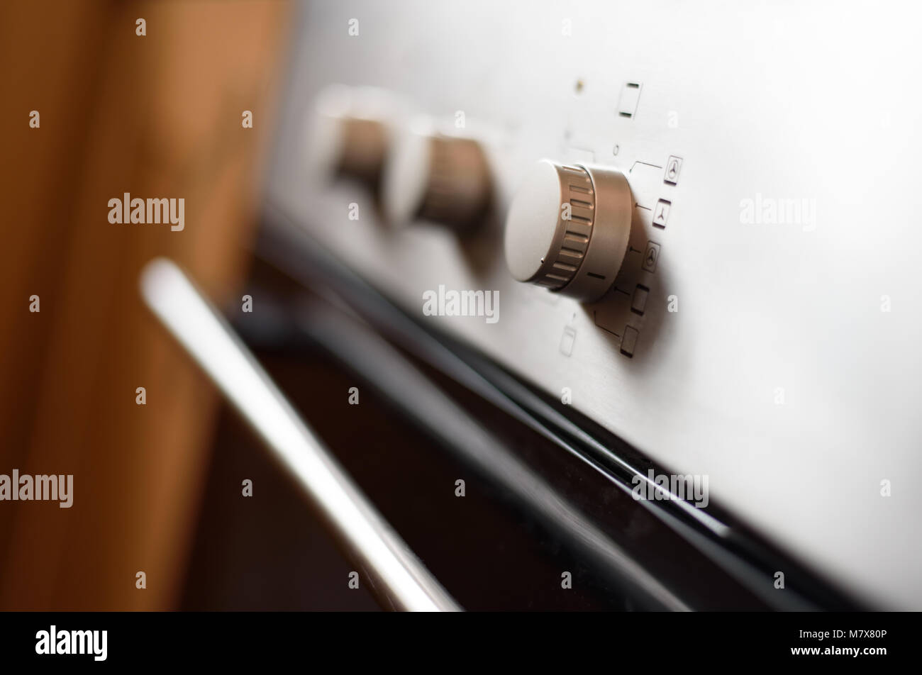 Room kitchen gas cooker not window hires stock photography and images