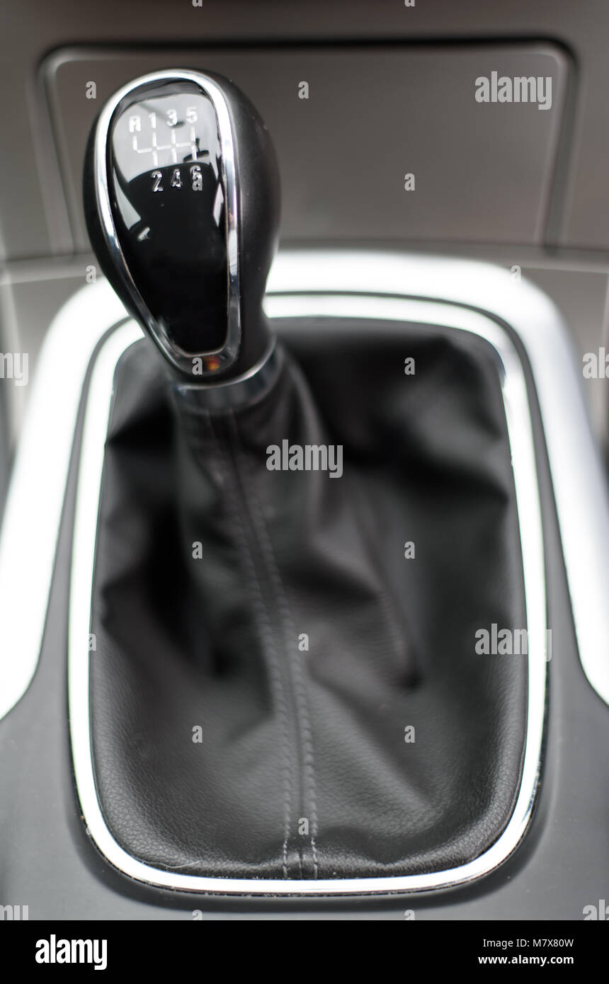 Car Gearshift Stock Photo Alamy