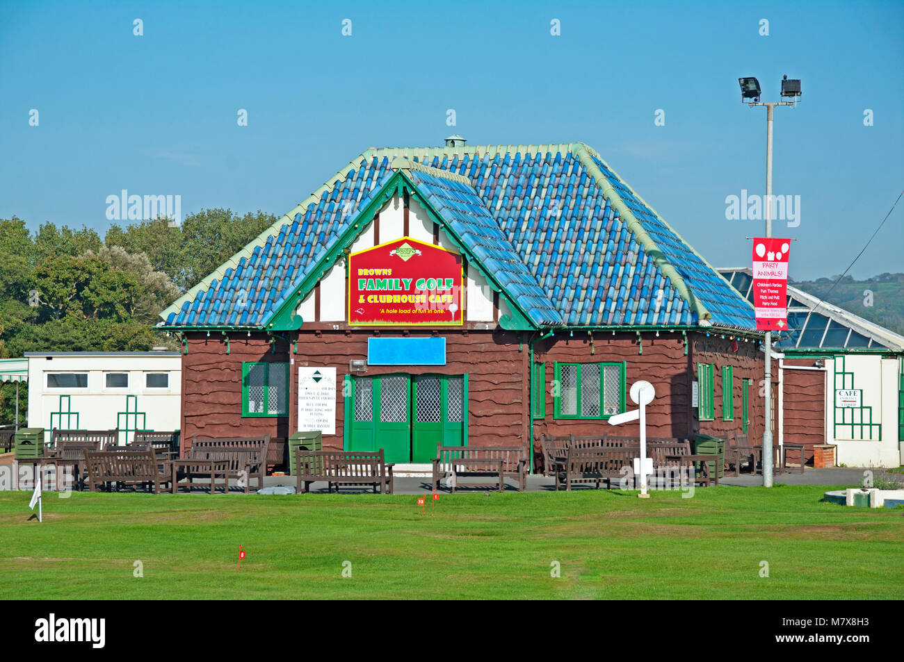 Sandown, Isle of Wight, Putting Green, England Stock Photo Alamy